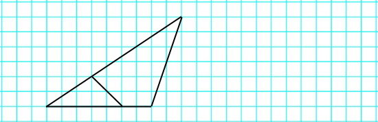 Рассмотри чертёж 2. Подумай, как можно этот четырёхугольник дополнить до треугольника. Сделай это в тетради.